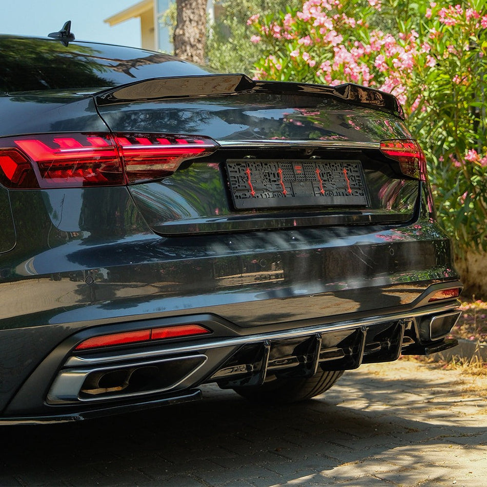 Diffusore posteriore per AUDI A4 B9 Facelift 2019-2024