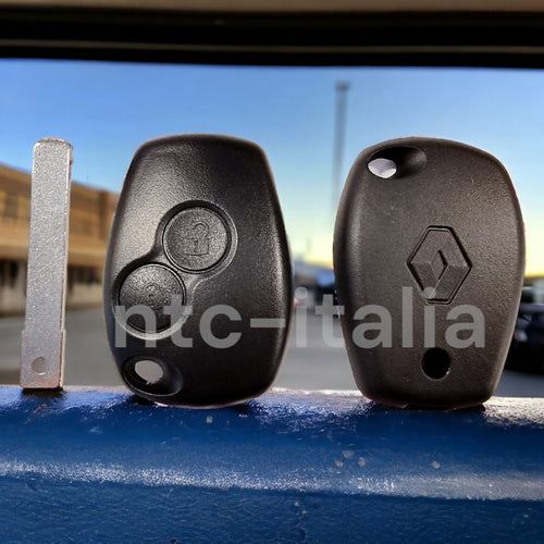 Guscio Scocca Chiave 2Tasti LAMA Piatta per Renault Clio 2 3 MODUS Twingo Kangoo
