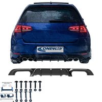 Diffusore posteriore per VW VOLKSWAGEN Golf MK7 R 2013-2016