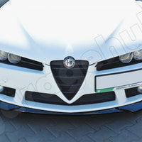 SPOILER LAMA SOTTO PARAURTI✨ALFA ROMEO 147 156 159✨FRONT LIP LUCIDO NERO ABS