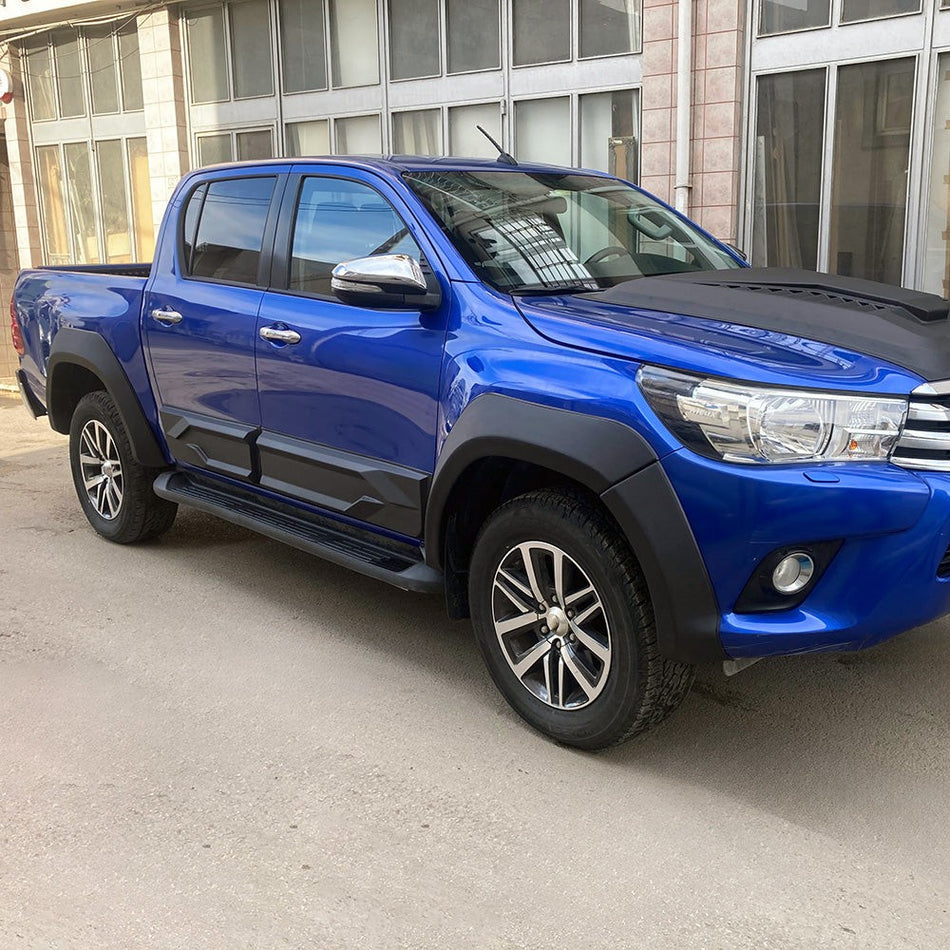 Parafanghi allargati compatibili con TOYOTA Hilux 2015-2020 con omologazione ABE