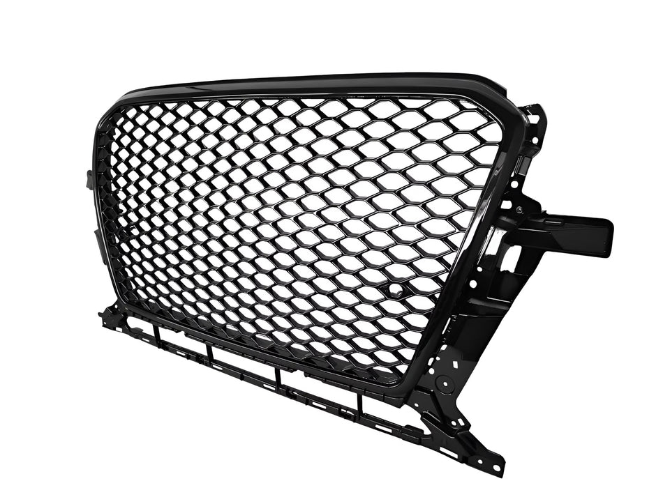Griglia Radiatore Look RS Q5 per Audi Q5 8R (2009 - 2016) Nero Lucido