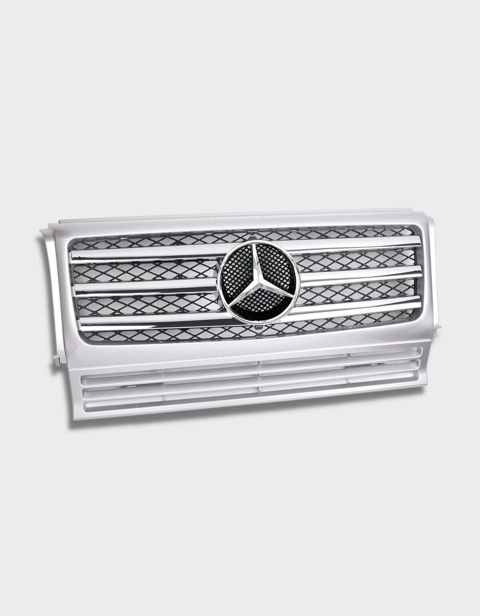 per Mercedes G W463 1990-2017 Griglia Radiatore Sport Argento