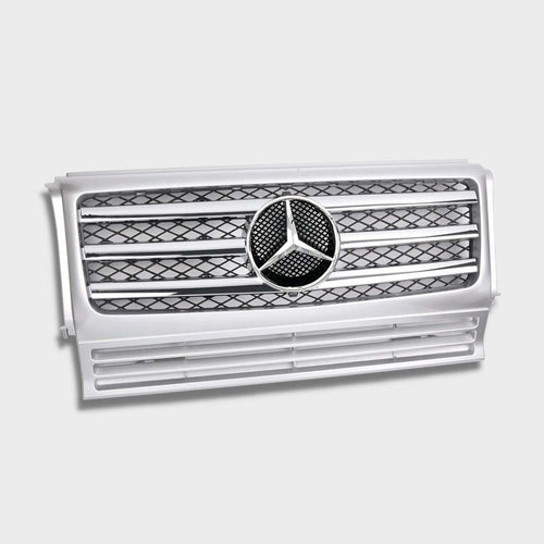 per Mercedes G W463 1990-2017 Griglia Radiatore Sport Argento