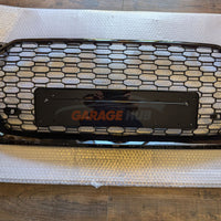 Griglia QUATTRO Nero Lucido RS5 LOOK Nido d'ape per --> Audi A5 B9 2016-2019