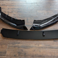 TOP Splitter Lama Spoiler Sotto Paraurti per BMW SERIE 5 G30 M5 LOOK Nero Lucido