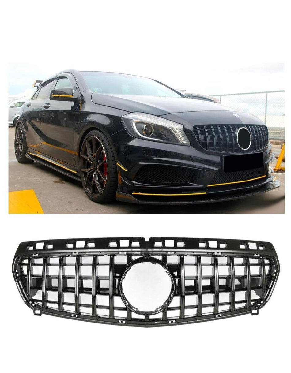 per Mercedes A W176 2012-2015 Griglia Anteriore Panamericana AMG
