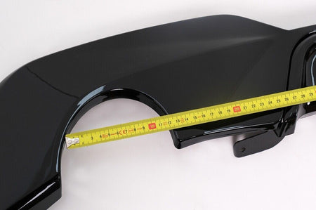 Diffusore paraurti posteriore doppia uscita per scarico singolo per BMW Serie – vista 3