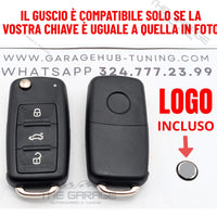 TELECOMANDO GUSCIO CHIAVE compatibile per VW GOLF 6, VI Polo 6R Passat B7 CC