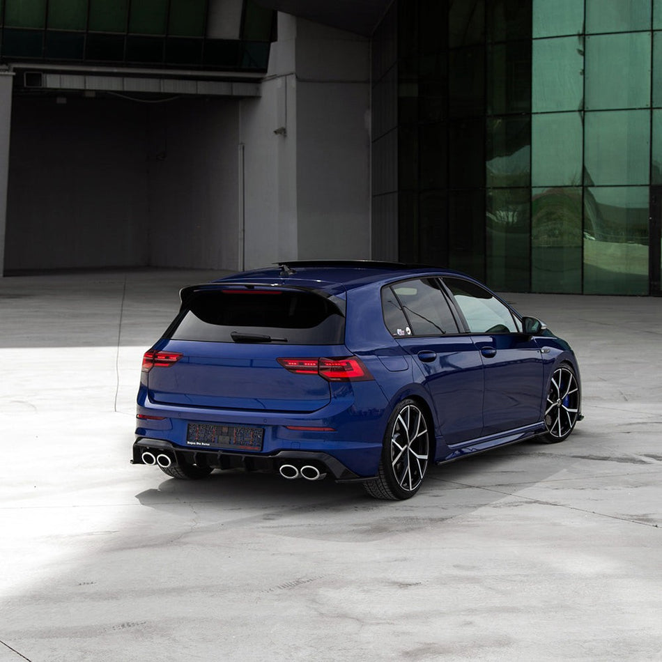 Splitter laterali posteriori compatibili con VW VOLKSWAGEN Golf R MK8 2020+