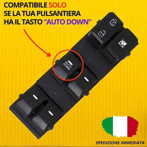 Pulsantiera AUTO DOWN Interruttore Alzacristalli per KIA SPORTAGE III SL 3
