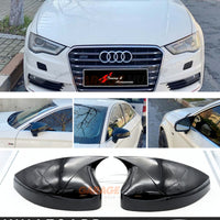 Copri Calotte Specchietti SPORT *Look S3* per Audi A3 8V 2012-2019  Nero Lucido