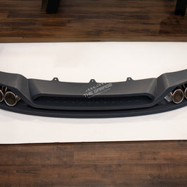 DIFFUSORE ABT DESIGN + TERMINALI INOX per AUDI A4 B8 2012-2015 (NON per SLINE)