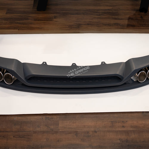 DIFFUSORE ABT DESIGN + TERMINALI INOX per AUDI A4 B8 2012-2015 (NON per SLINE)