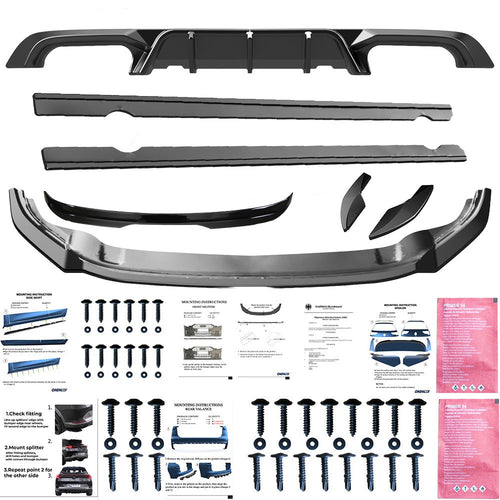 Bodykit Carrozzeria Pacchetto Sportivo per VW VOLKSWAGEN Golf MK7 R 2013-2016