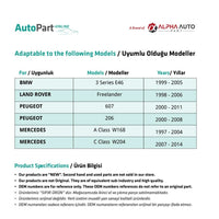 Tergicristallo posteriore Mercedes A Classe W168 C Classe W204