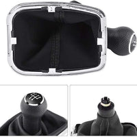 Manopola Ghetta Leva Pomello Cambio 5 Marce per VW Bora golf 4 jetta+Cuffia