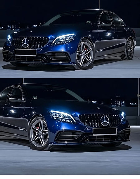 per Mercedes C205 Coupe 18-21 Griglia Radiatore Panamericana 360° AMG – vista 2