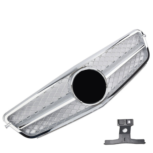 Griglia sportiva per Mercedes W204 S204 C argento cromato C63 AMG LOOK