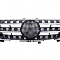 Griglia anteriore per Mercedes ML Classe M W164 (2005-2008) Nera Cromata