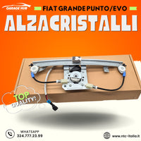 ALZACRISTALLI SUPER DURATA + MOTORINO-> ANT. DESTRA-> FIAT 500 3 Porte >2007
