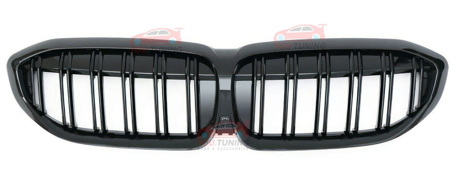 GRIGLIA DOPPIA FASCIA 😍M-LOOK BMW SERIE 3 G20 G21 DOPPIA FASCIA✨NERO