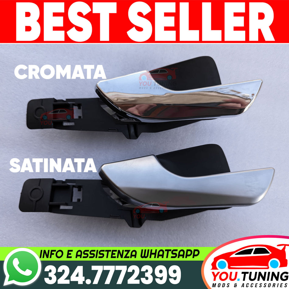 🤩MANIGLIA Porta interna CROMATA➡️ALFA ROMEO GIULIETTA ANTERIORE DX PASSEGGERO