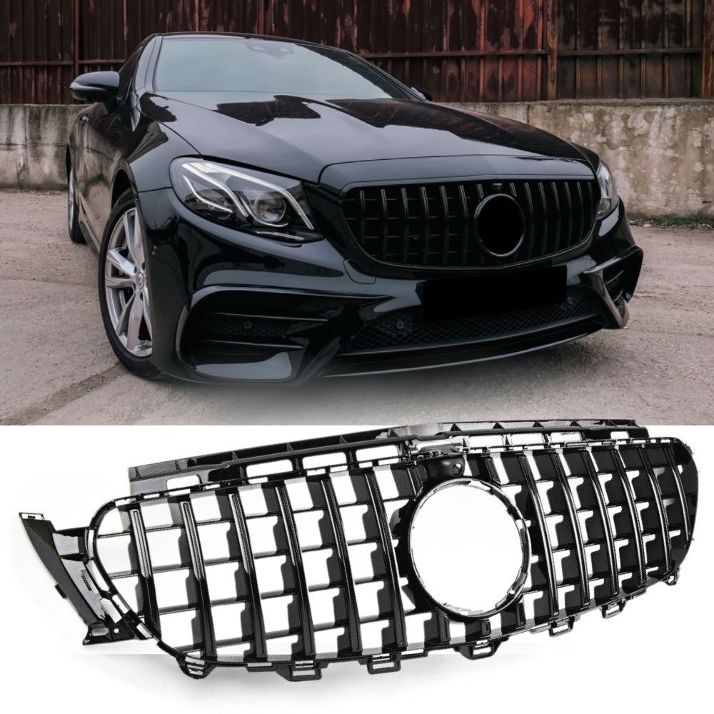 per Mercedes E C238 A238 2016-2019 Griglia Radiatore AMG GT Nero