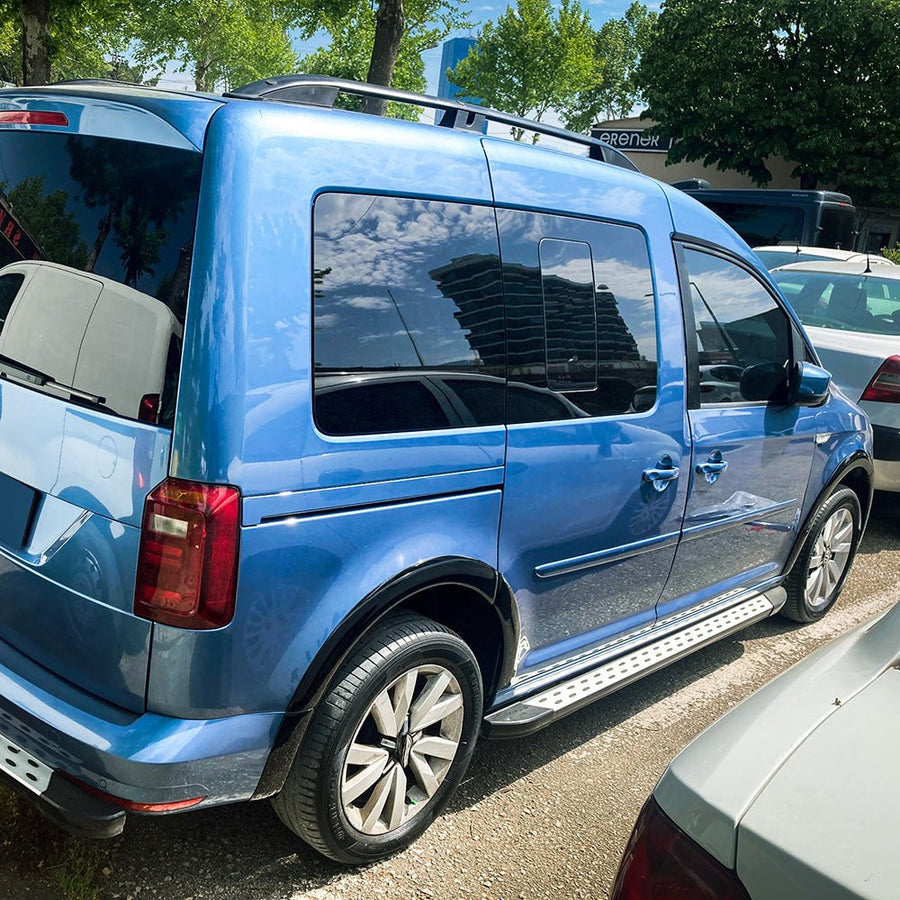 Copri passaruota compatibili con VW VOLKSWAGEN Caddy MK4 2015-2021 (Nero lucido)