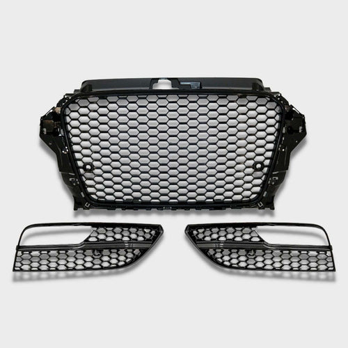 per AUDI A3 8V 2012-2016 Griglia Radiatore & Fendinebbia RS3 Look