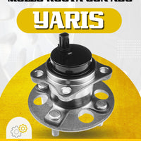 2 pezzi x CUSCINETTI RUOTA per TOYOTA YARIS MOZZO POSTERIORE SX+DX con ABS