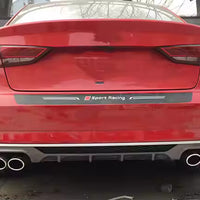DIFFUSORE RS3 LOOK per Audi A3 8V BERLINA dal 2016-2019 (SOLO PER S-LINE) Silver