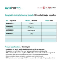 Pomello cambio e soffietto per Mercedes Classe C W210 Classic