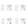 Kit Riparazione Parabrezza Ant. e Post. Destra-Sinistra - per Fiat Doblò