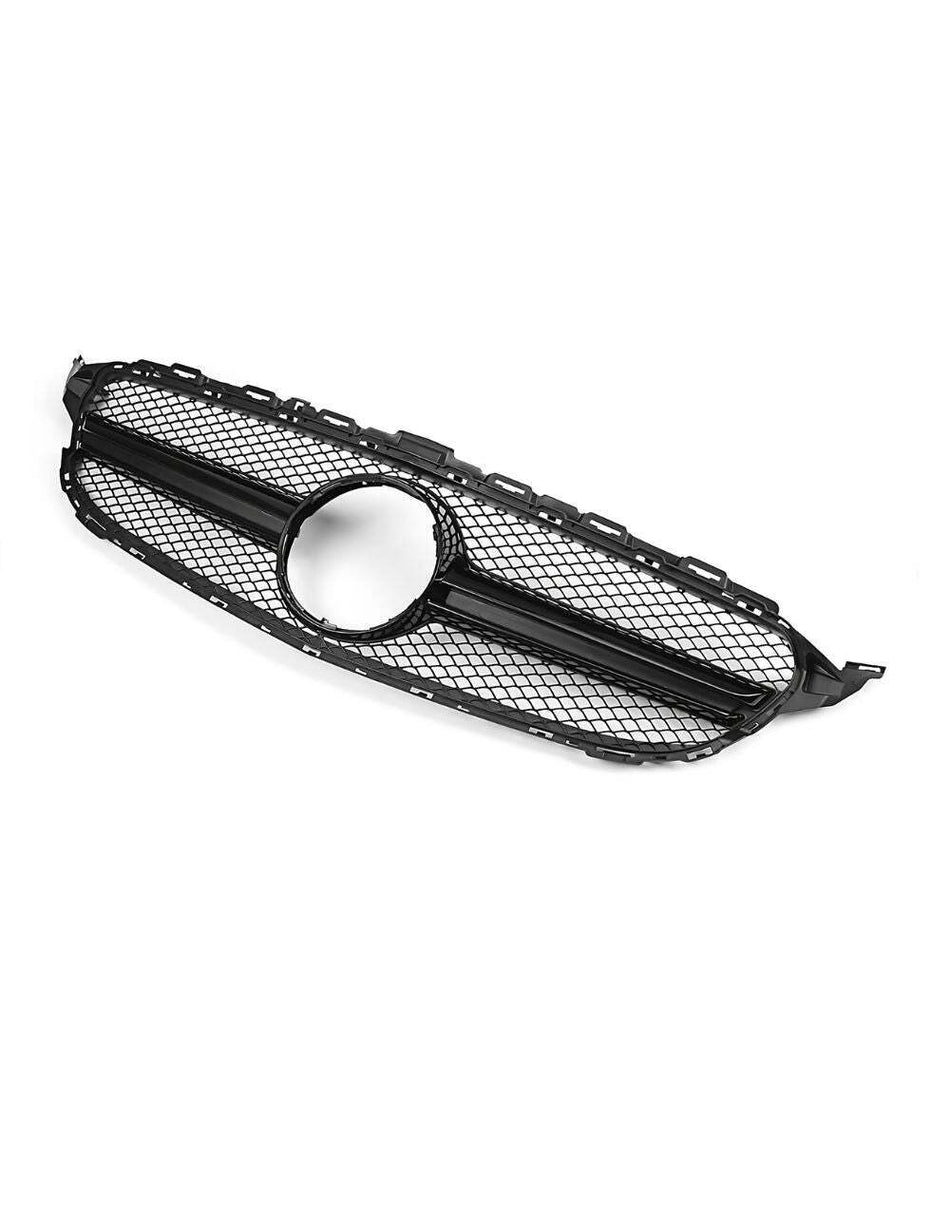 per Mercedes C W205 S205 14-18 Griglia Anteriore (no camera) Look AMG GT