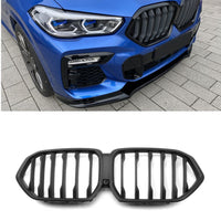 per X6 G06 2018-in poi Griglia Anteriore Nero Opaco Look M