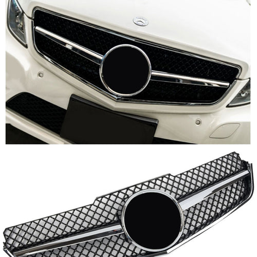 Griglia sportiva per Mercedes W207 COUPE cromata nera AMG LOOK 2007-2014