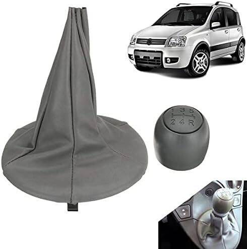 ✨KIT CUFFIA POMELLO MOLLA -> Leva Cambio per FIAT PANDA II 169 2003-2011 5 Marce