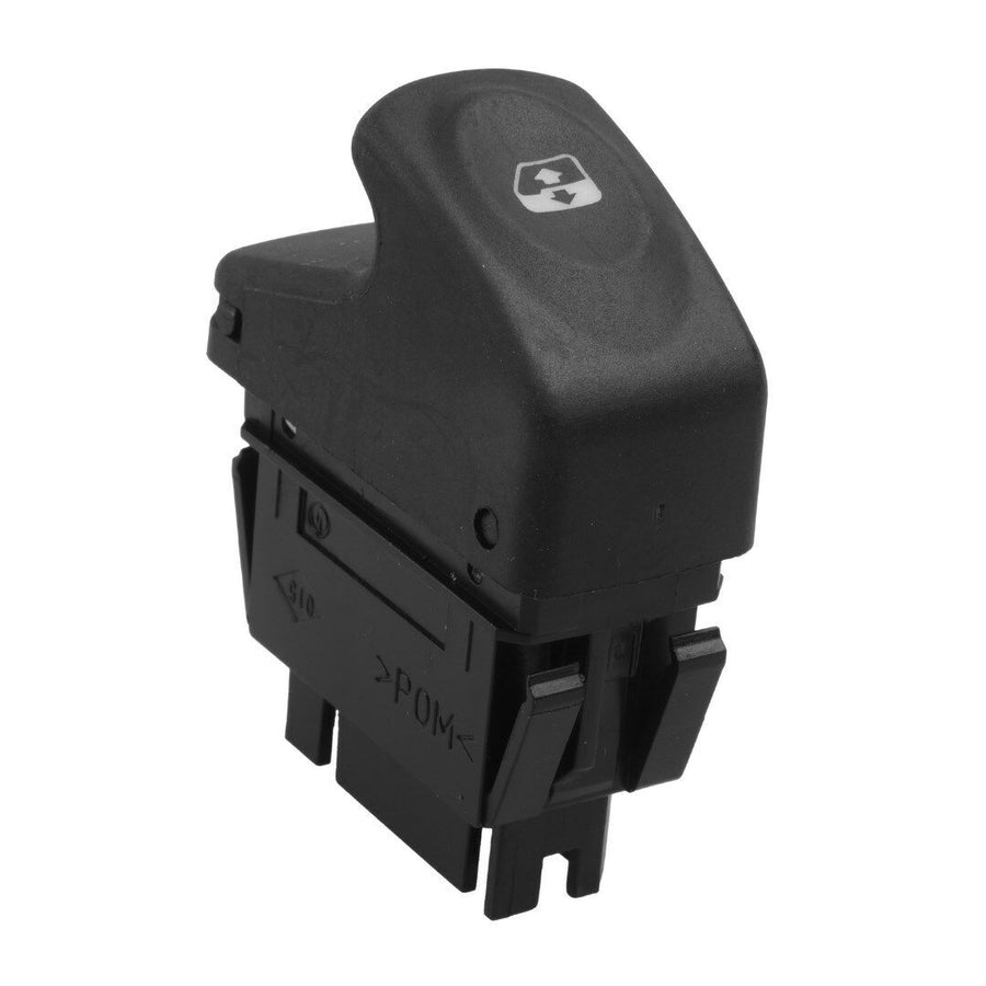 Interruttore Alzacristalli singolo 6 pin Renault Clio 2 Megane 1 Kangoo (nero)