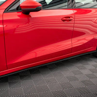 TOP SELLER Sotto Minigonne per AUDI A3 8P 8V 8Y *RS-Look* Laterali Nero ABS