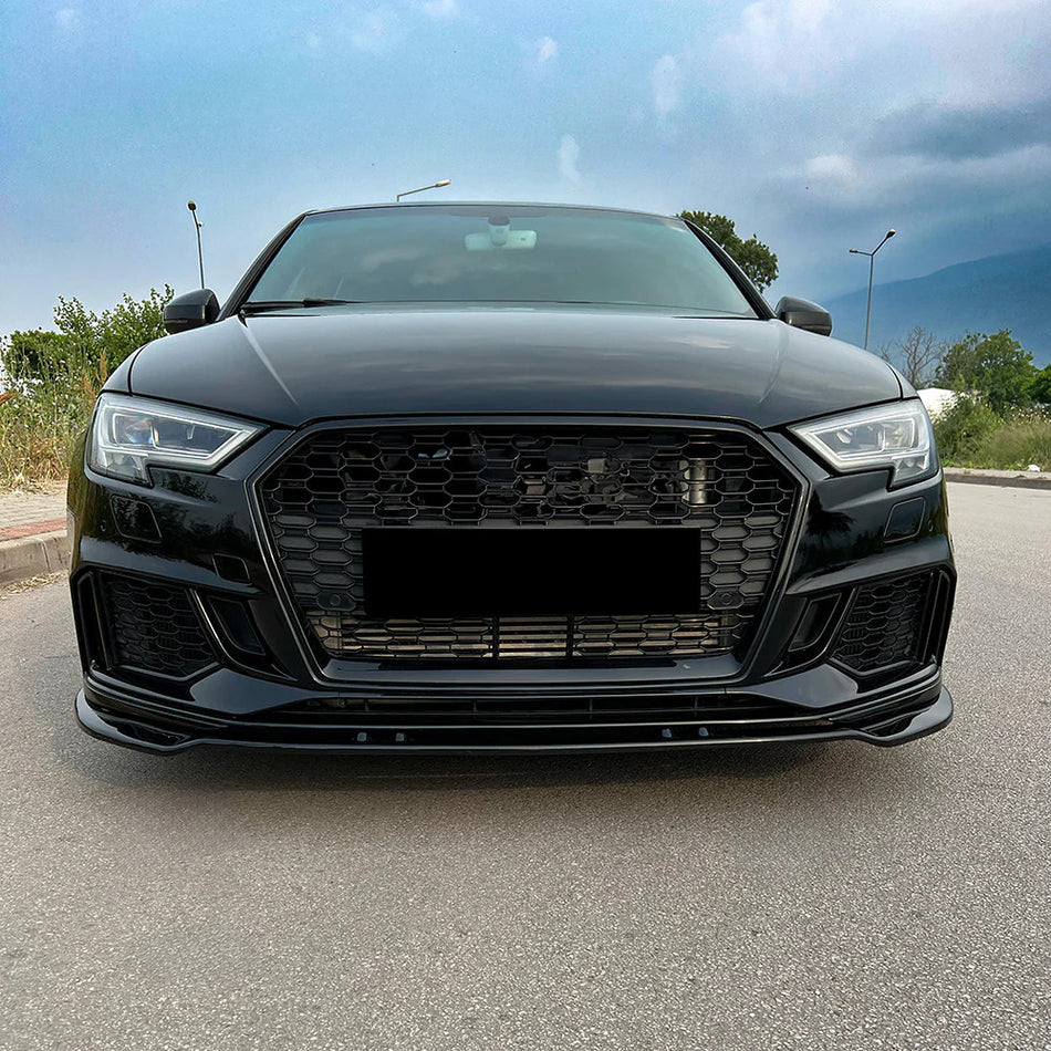 Splitter anteriore per AUDI RS3 8V Facelift Sportback 2017-2019 Versione 3 con A