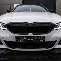 Calotte specchietti per BMW Serie 3 G20 G21 G28 (2017-up) Piano Black M Sport De