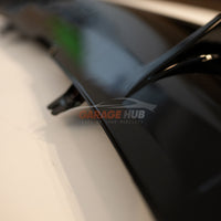 DIFFUSORE *RS-5 LOOK* per AUDI A5 dal 2017 per paraurti SLINE NERO LUCIDO ABS