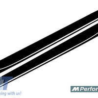 Adesivo per decalcomanie laterali in vinile nero opaco per BMW Serie 3 F30 F31 (