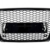 Griglia anteriore senza badge per Audi A4 B8 (2008-2011) RS4 Design Piano Black
