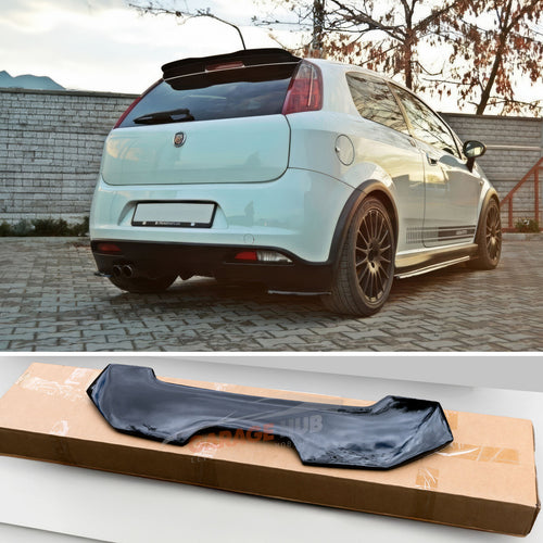 Spoiler Alettone Posteriore per Fiat Grande Punto / EVO / Abarth Nero Lucido