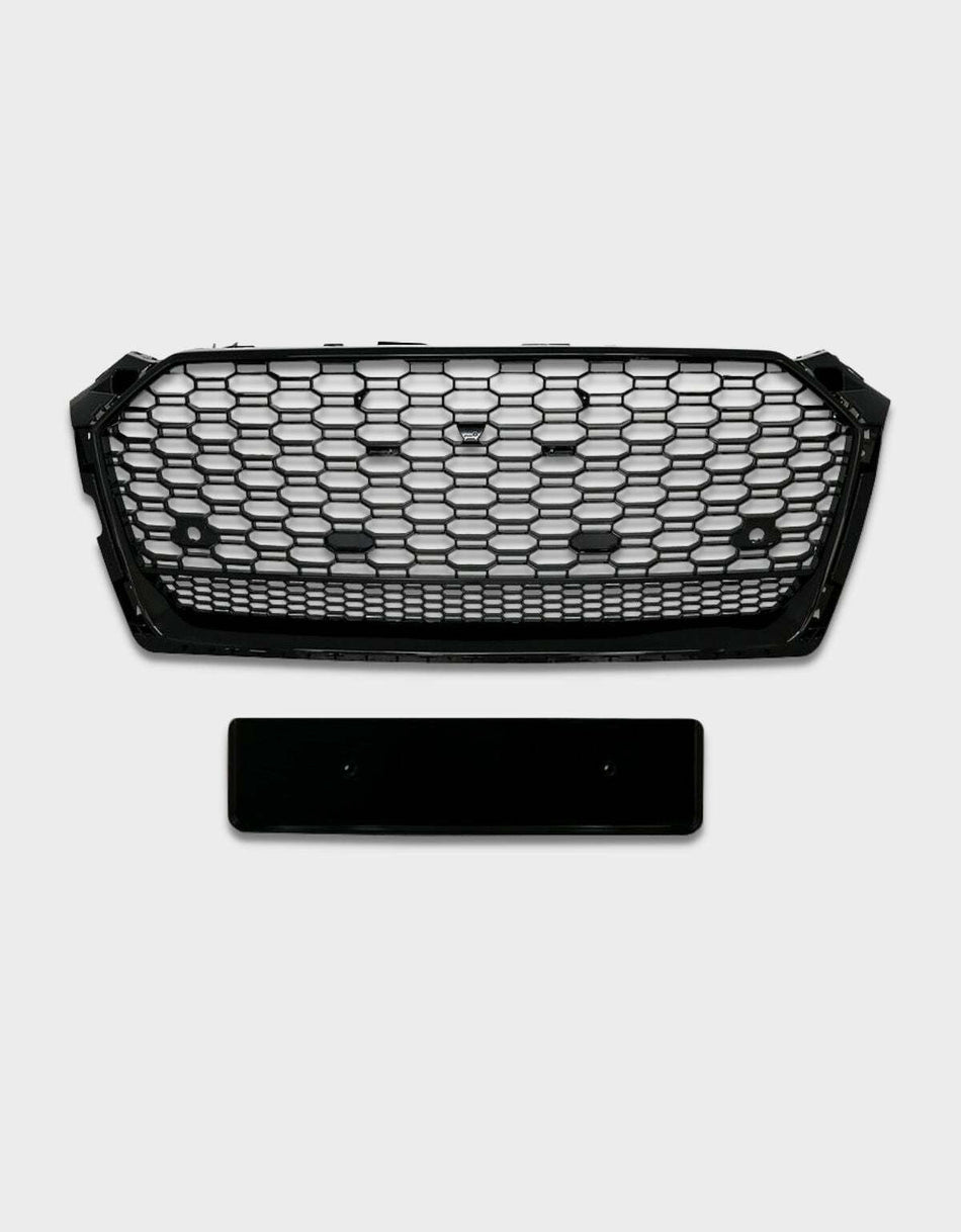 per AUDI A5 F5 2016-2019 Griglia Radiatore RS5 Design Nero Lucido
