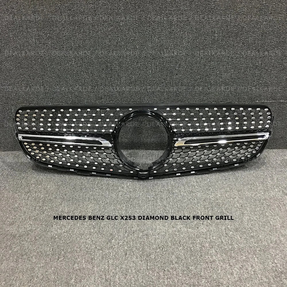 ✨GRIGLIA DIAMOND ✨ AMG LOOK Per MERCEDES GLC Coupè X253 C253 2015-2018 nera
