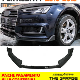 Lama Anteriore Splitter per Audi A4 B9 8W (2016-2018) SOLO S-LINE - CARBON