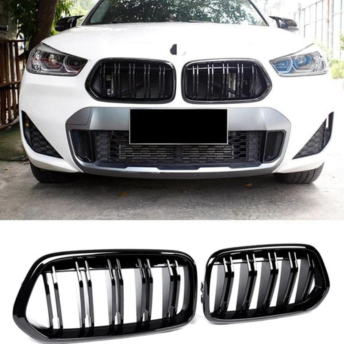 per X2 F39 2017-in poi Griglia Radiatore M Look Nero Lucido